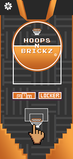 Android application Hoops N Brickz screenshort