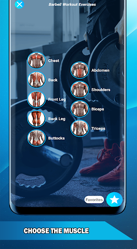 Barbell Workout - Routines Screen 2