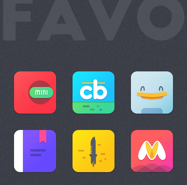 Favo Icon Pack 1.6.5 APK + Mod (Unlimited money) untuk android