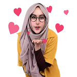 Cover Image of Download WA Sticker Muslimah Hijab  APK