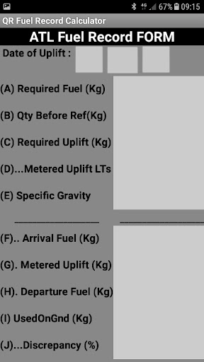 Alex Fuel Calculator for QR