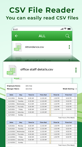 CSV Viewer - CSV File Reader Screen 3