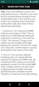 Fix Android MMI Code Guide
