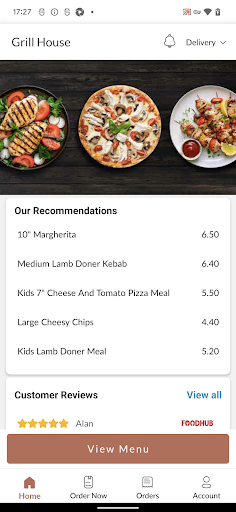 Grill House Screen 2