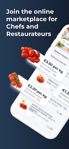 Android application Deliveristo for restaurateurs screenshort