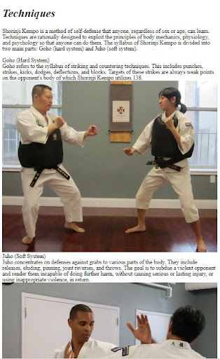 Shorinji Kempo Techniques Tips