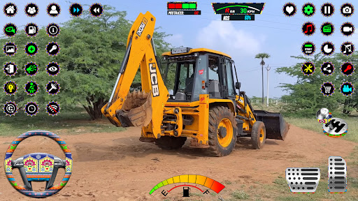 Snow Excavator Game - JCB Game screenshot 22