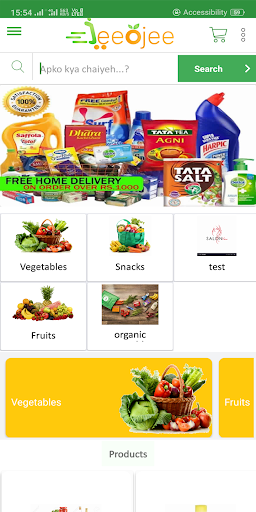 Jeeojee Online Grocery Screen 3