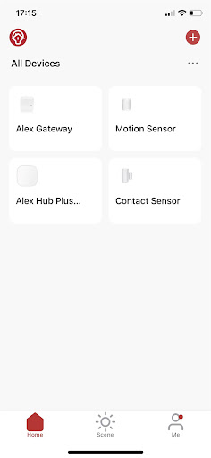 Alex Home Screen 2