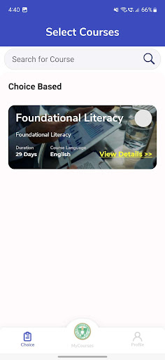 TCPD APP Screen 3