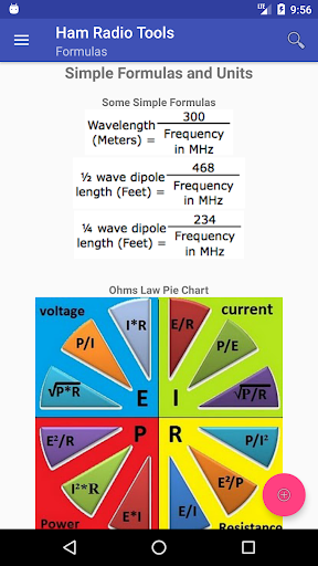 Ham Radio Tools Screen 2