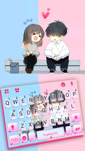 Android application Couple First Love Keyboard The screenshort
