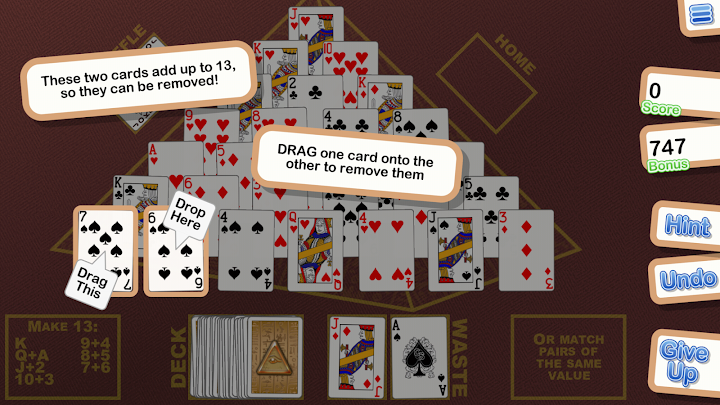 Crystal Pyramid Solitaire screenshot 8