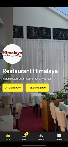 Android application Restaurant Himalaya Rathenow screenshort