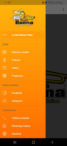 Android application Que Buena Tulsa screenshort