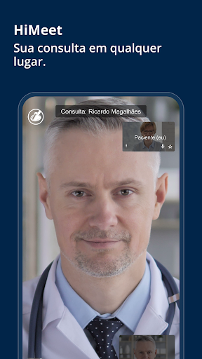 Android application HiMeet - Sua consulta médica screenshort