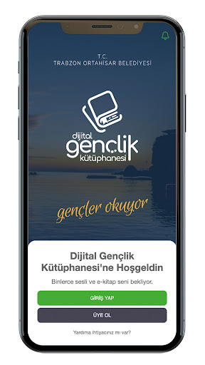 Android application Dijital Gençlik Kütüphanesi screenshort