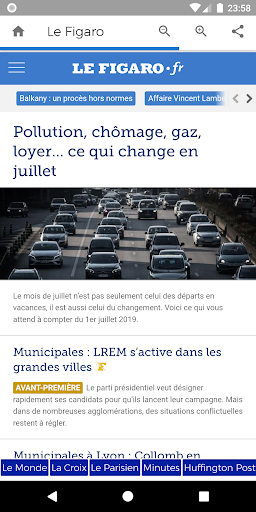 French Newspapers Screen 2