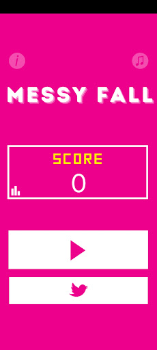 Android application Messy Fall screenshort
