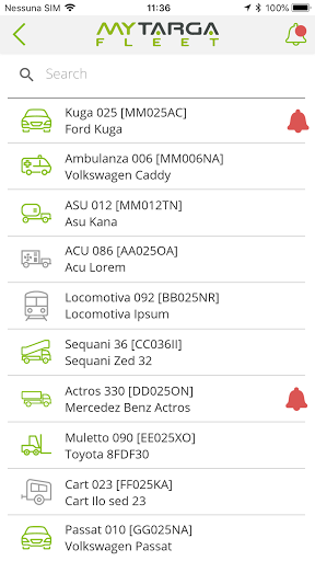 MyTargaFleet Screen 2