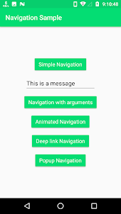 Navigation Graph Sample