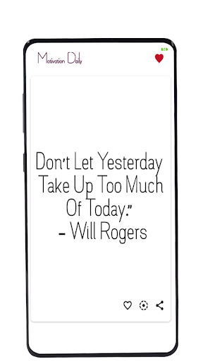 Motivation Dailys - Quotes and Screen 2