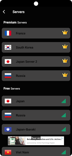 Beagle VPN Screen 2