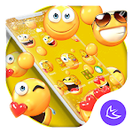 Cover Image of Télécharger Lovely Emoji APUS Launcher theme 63.0.1001 APK