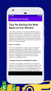 Car Rental Deals Tips