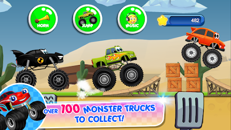 Monster Trucks Game for Kids 2