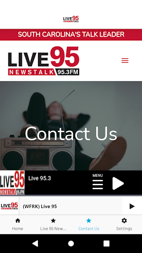 Live 95 WFRK FM Screen 2