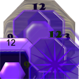 Crazy Clock Purple Design icon