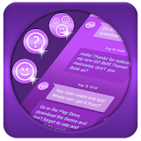 Purple SMS Theme icon