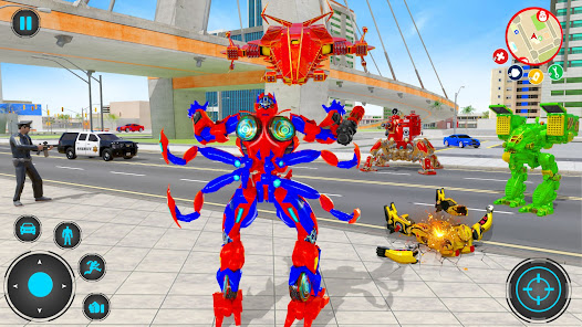 Spider Robot Car Transform War  screenshots 11