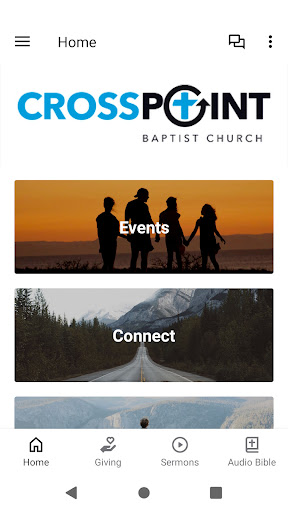 Android application Crosspoint Baptist Church screenshort