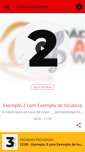 Android application Rádio Atalaia Web screenshort