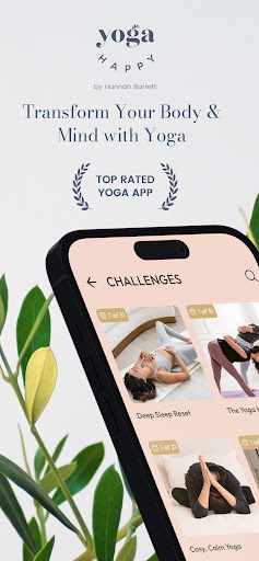 Screenshot of Yoga Happy with Hannah Barrett
