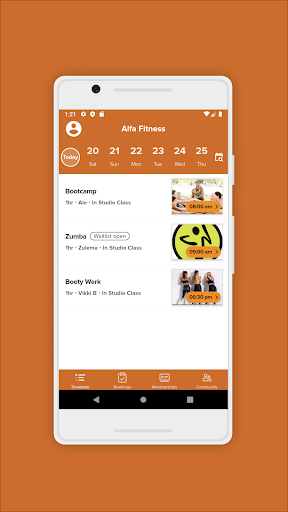 Alfa Fitness Screen 3