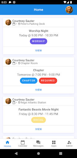 Android application Greek Connect screenshort