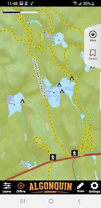 Algonquin Park Adventure Map