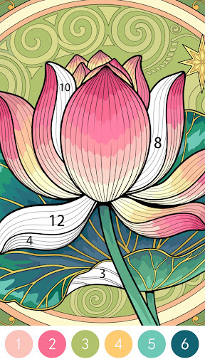 Tangle Color by Number Book screenshot 4