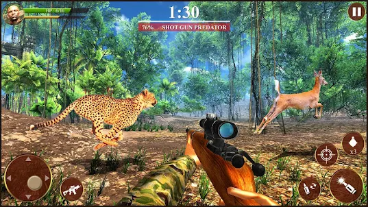 Wild Shooter: 動物ハンター ゲーム 狙撃兵