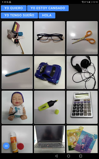 Android application GUEOPIC - Accesibility screenshort