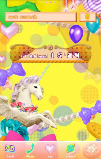 Android application Cute Candy Merry-Go-Round screenshort