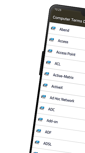 Android application Computer Terms Dictionary screenshort