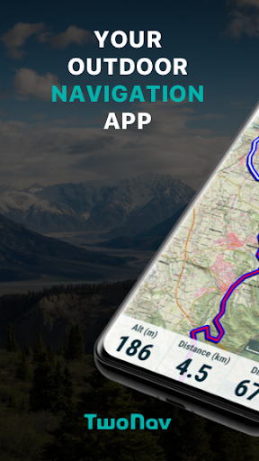Android application TwoNav: GPS Maps & Routes screenshort