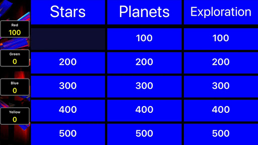 MyGameShow Screen 2