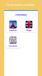 Capital, Currency & Flag Quiz
