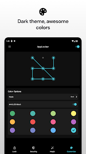 AppLocker: PIN, Patrón Screenshot