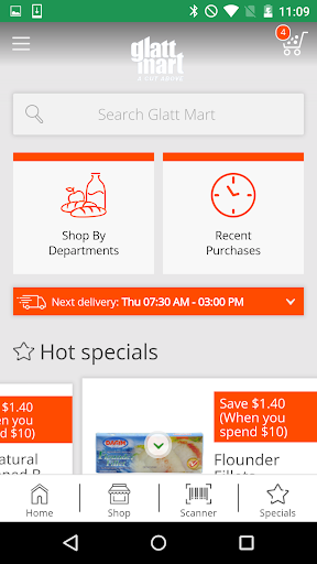 Screenshot of Glatt Mart